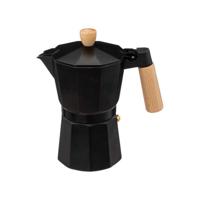 5Five Percolator Italiaans koffiezetapparaat - Aluminium - zwart - 300 ml - Koffiezetter