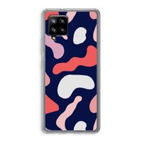 Memphis Shapes Pink: Samsung Galaxy A42 5G Transparant Hoesje