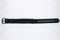 Horlogeband Certina C0326073805100A / C604023343 Onderliggend Nylon/perlon Zwart 21mm