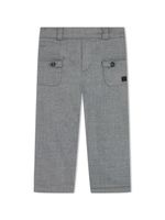 Tartine Et Chocolat pantalon de jogging en coton à logo appliqué - Gris