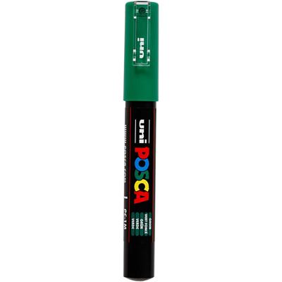 Uni-Posca Posca marker, afm pc-1m, lijndikte 0,7 mm, extra-fijn, groen, 1 stuk