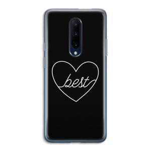 Best heart black: OnePlus 7 Pro Transparant Hoesje