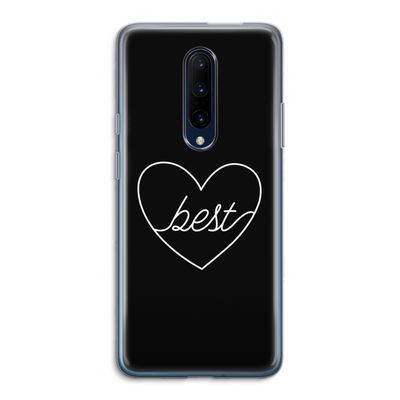 Best heart black: OnePlus 7 Pro Transparant Hoesje