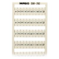 WAGO 209-702 Markeringskaarten Wit 5 stuk(s)