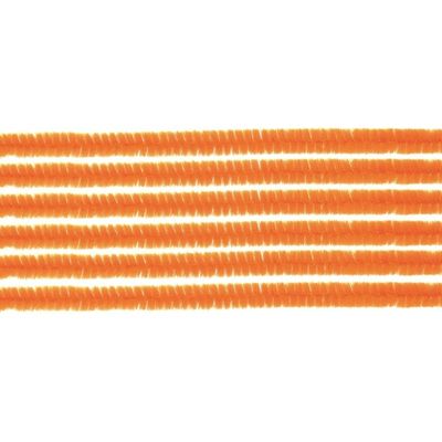 Chenilledraad - 50x - oranje - 50 cm - hobby/knutsel materialen