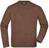 James & Nicholson JN840 Workwear Sweat - Brown - L - thumbnail