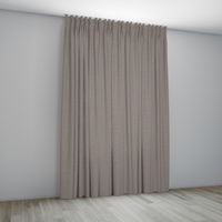Overgordijn Milaan Taupe Coupage