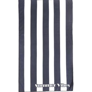 Beach Club Strandlaken Summer Vibes - Antraciet - 100x180 cm