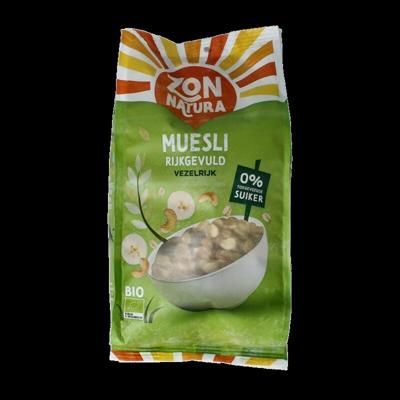 Muesli rijk gevuld bio 475 Gram