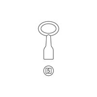 BASI 301V-5 sleutel voor schakelkasten - thumbnail