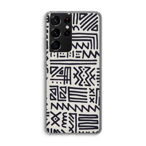 Marrakech print: Samsung Galaxy S21 Ultra Transparant Hoesje