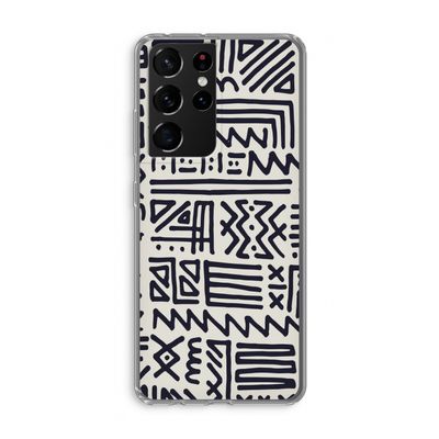 Marrakech print: Samsung Galaxy S21 Ultra Transparant Hoesje