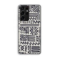 Marrakech print: Samsung Galaxy S21 Ultra Transparant Hoesje
