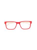 Versace Eyewear lunettes de vue à monture d'inspiration wayfarer - Rouge