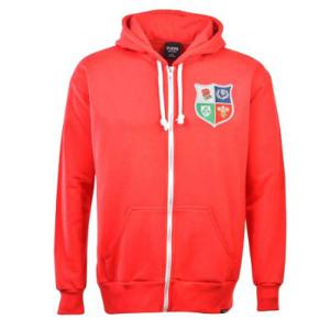 British & Irish Lions Vintage Rugby Zipped Hoodie 1970's