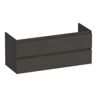 Brauer Joy - Onderkast - 120 cm - met 2 Softclose Lades Greeploos en 1 Sifon Uitsparing - Timber Anthracite