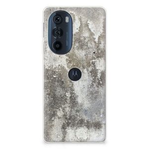 Motorola Edge 30 Pro TPU Siliconen Hoesje Beton Print