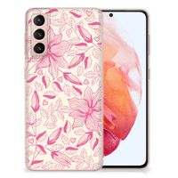 Samsung Galaxy S21 TPU Case Pink Flowers