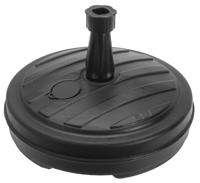 Parasolvoet vulbaar 13 liter zwart