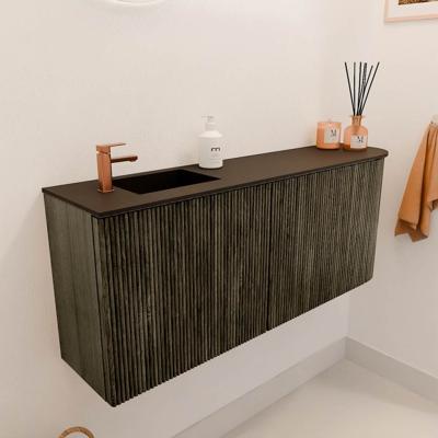 Toiletmeubel Mondiaz Joya | 101.6 cm | Meubelkleur Shadow | Faye wastafel Urban Links | 1 kraangat