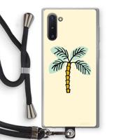 Palmboom: Samsung Galaxy Note 10 Transparant Hoesje met koord - thumbnail