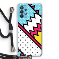 Pop Art #2: Samsung Galaxy A32 4G Transparant Hoesje met koord