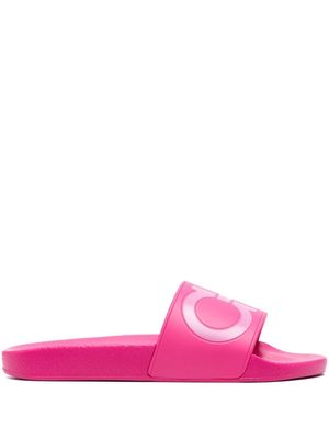 Ferragamo claquettes Gancini - Rose
