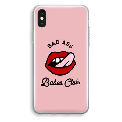 Badass Babes Club: iPhone XS Transparant Hoesje