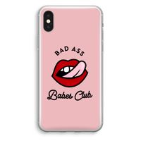 Badass Babes Club: iPhone XS Transparant Hoesje Badass Babes Club: iPhone XS Transparant Hoesje