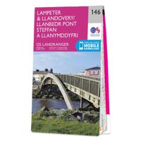 Wandelkaart - Topografische kaart 146 Landranger Lampeter & Llandovery - Wales | Ordnance Survey - thumbnail
