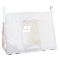CHILDHOME Tipi bedhoes 70x140 cm wit - thumbnail