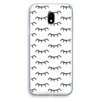 Wimpers: Samsung Galaxy J3 (2017) Transparant Hoesje