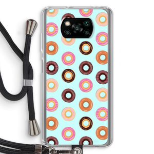 Donuts: Xiaomi Poco X3 NFC Transparant Hoesje met koord