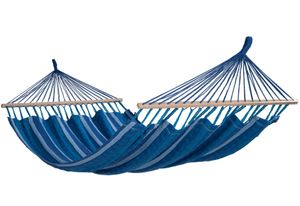 Hangmat Tweepersoons 'Lazy' Calm - Blauw - Tropilex ®