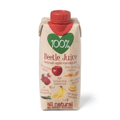 100% juice Beetle - biet/appel/wortel - 330 ml 100% juice Beetle - biet/appel/wortel - 330 ml