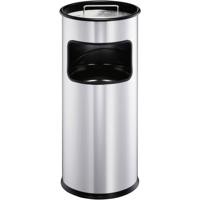Durable Standascher 333023 Asbak 17 l Staal (Ø x h) 260 mm x 62 cm Zilver (metallic) Met asbak 1 stuk(s) - thumbnail