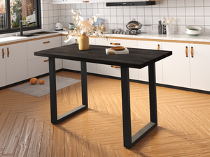 Bartafel NICOLETTA 180 cm mangolia zwart
