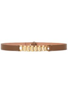 Victoria Beckham ceinture Watch Strap en cuir - Marron