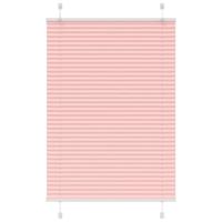 VidaXL Plissé rolgordijn 90x150 cm stofbreedte 89,4 cm polyester roze