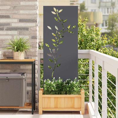 Tuin decoratief paneel Antraciet 50 x 140 cm Koudgewalst staal