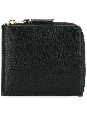 Comme Des Garçons Wallet portefeuille zippé - Noir