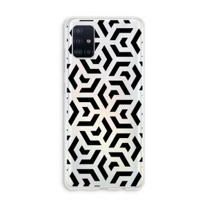 Crazy pattern: Galaxy A51 4G Transparant Hoesje