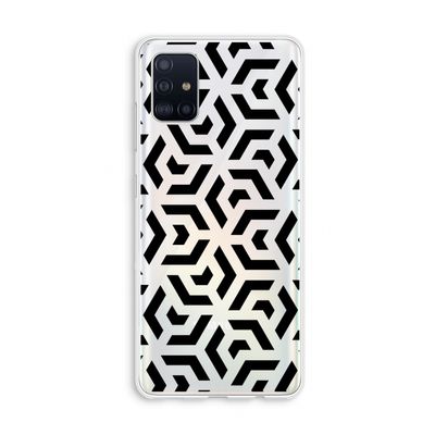 Crazy pattern: Galaxy A51 4G Transparant Hoesje