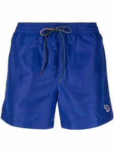 Paul Smith short de bain à patch logo - Bleu