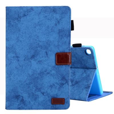 Voor Galaxy tab S5e/T720 Business stijl horizontale Flip lederen draagtas met houder & kaartsleuf & fotolijstjes & slaap/Wake-up functie (blauw)