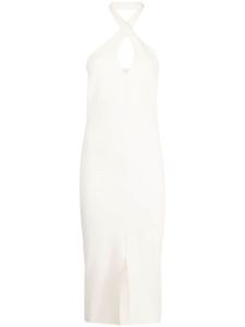 CHIARA BONI La Petite Robe robe courte Mansur à dos nus - Blanc