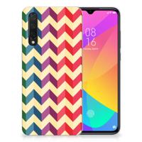 Xiaomi Mi 9 Lite | TPU bumper | Zigzag Multi Color