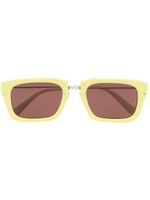 Jacquemus lunettes de soleil Solid à monture en D - Jaune - thumbnail