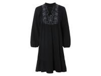 esmara Mousseline dames jurk (Zwart, 38)