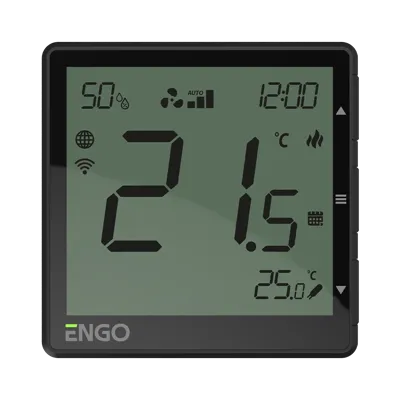 ENGO EFAN-24B - Ventilatorconvector thermostaat, WIFI, 24V